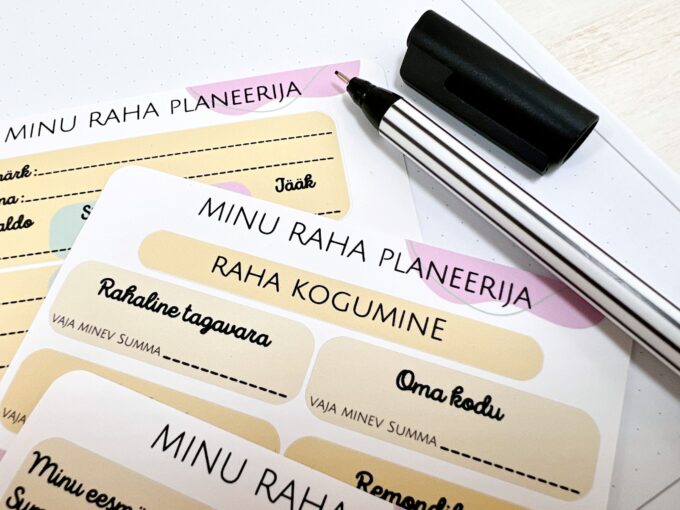 Minu raha planeerimise kleepsud
