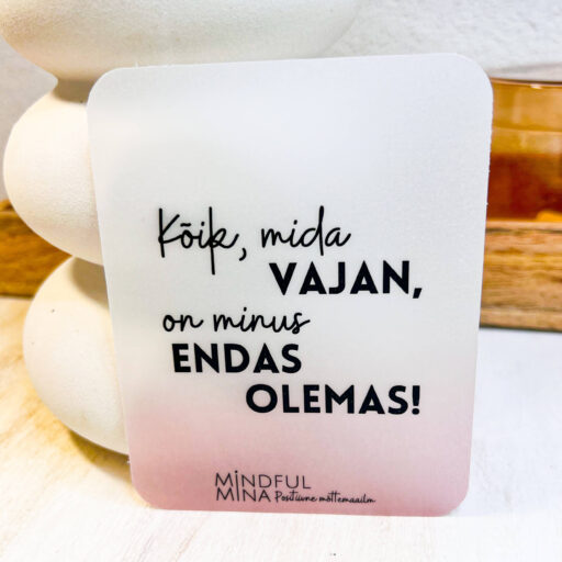 Eduka mõttega kaart, motivatsiooni kaart, inspiratsiooni kaart