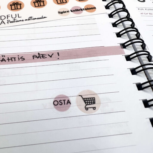 Funktsionaalsed kleepsud - SÕNAD. Kasuta funktsionaalseid kleepse märkmiku