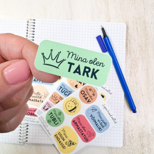 Lapse head mõtted kleebiste mini komplekt