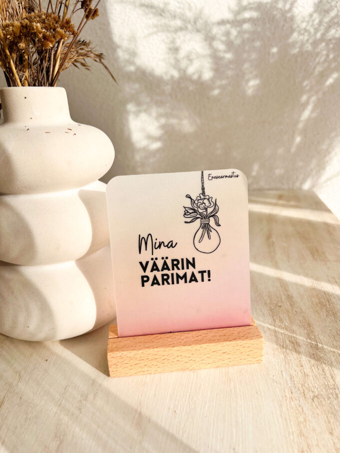 Heade mõtetega kaardid, enesearmastust suurendavad mõtted