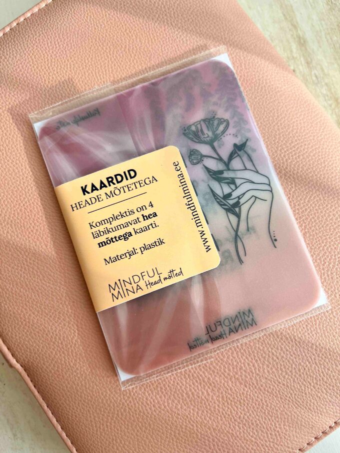 Heade mõtetega kaardid, küllusele suunavad mõtted