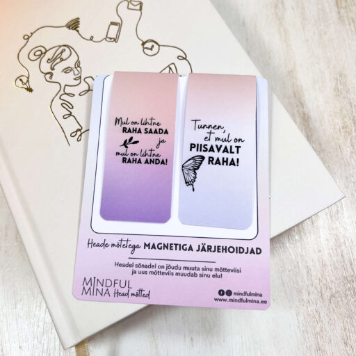 Magnetiga järjehoidjad minu raha, head mõtted