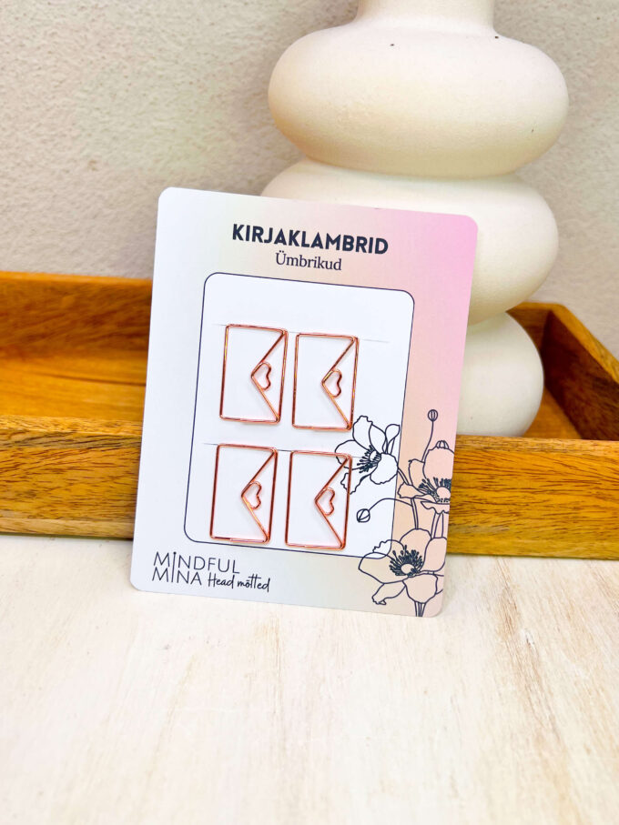 Ümbriku kujulised kirjaklambrid