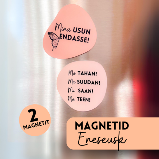 Magnetid heade mõtetega, motiveerivad külmkapimagnetid