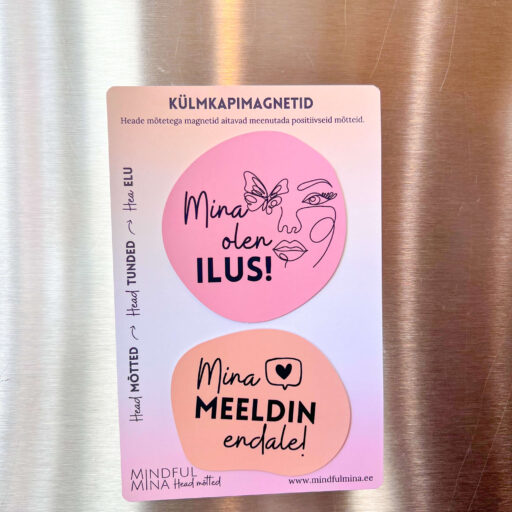 Magnetid heade mõtetega, motiveerivad külmkapimagnetid