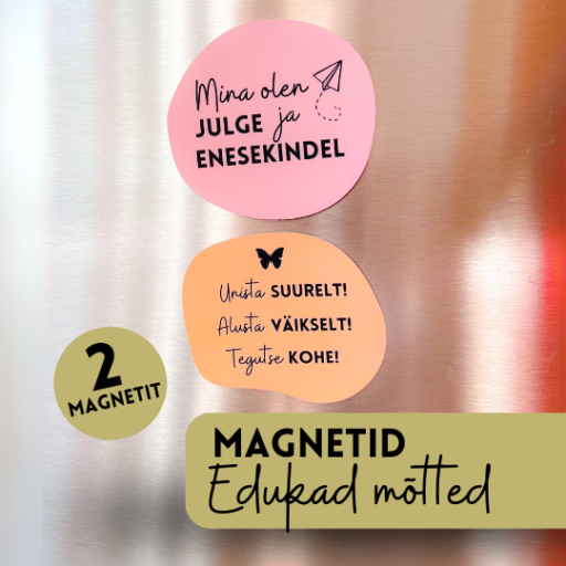 Magnetid heade mõtetega, motiveerivad külmkapimagnetid