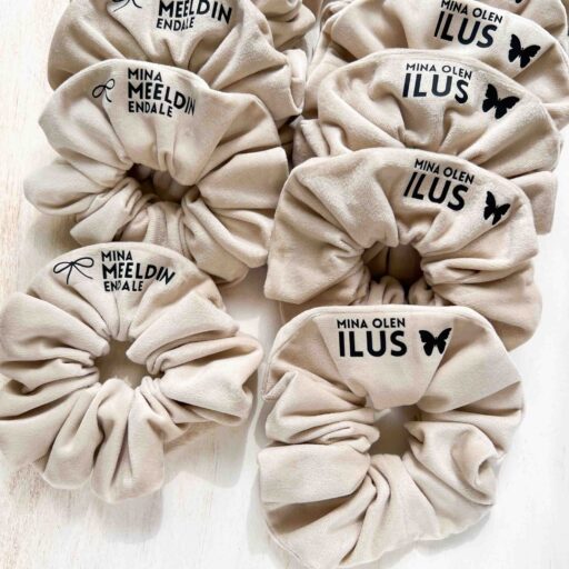 Sõnumitega Scrunchie patsikummid