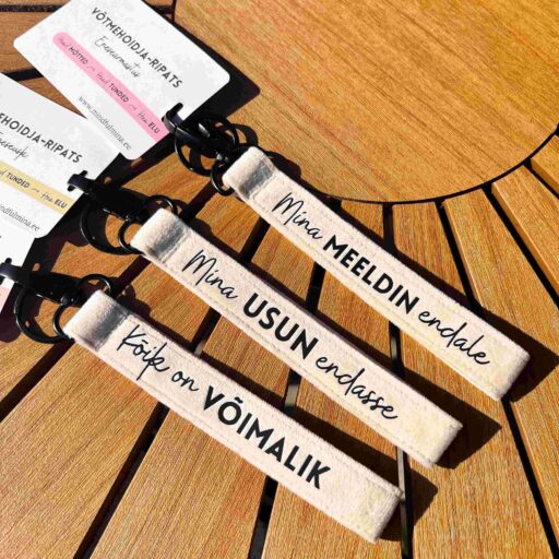 Võtmehoidja-ripats hea mõttega