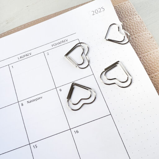 kirjaklambrid on praktiline märkmiku aksessuaar.