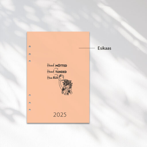 Funktsionaalne rõngasplaneerija 2025 – minimalistlik ja praktiline lahendus organiseeritud aastaks!