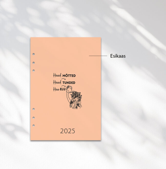Funktsionaalne rõngasplaneerija 2025 – minimalistlik ja praktiline lahendus organiseeritud aastaks!