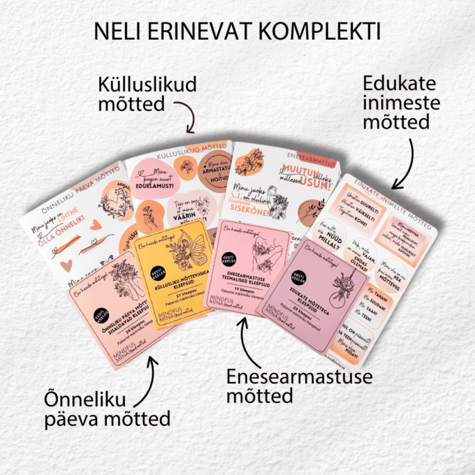 motiveerivad märkmiku kleepsud