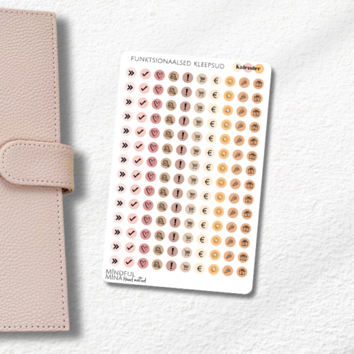 Märkmiku kleepsud ikoonid