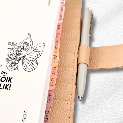 Märkmiku kleepsud vahelehe märgistajad kuudega