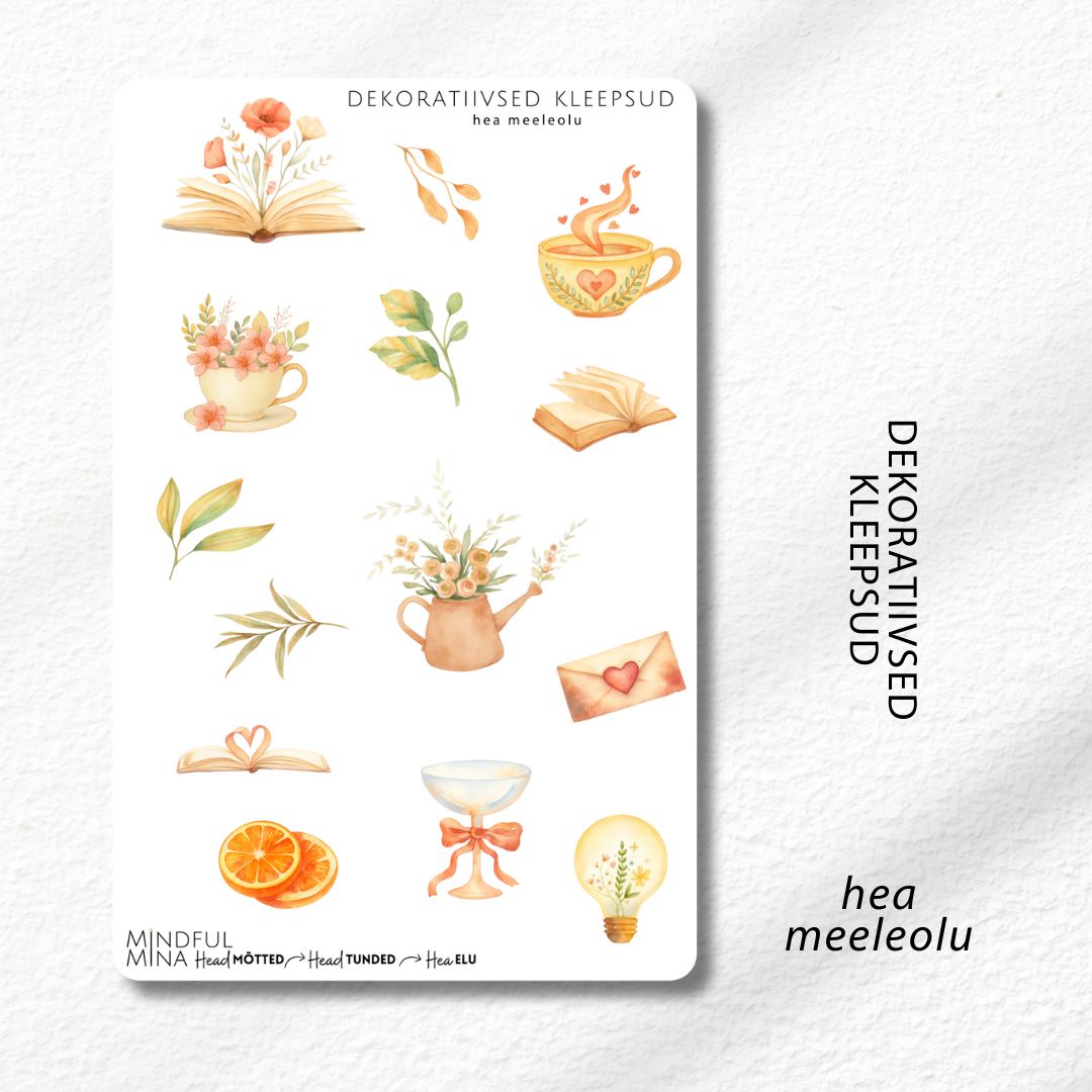 Dekoratiivsed märkmiku kleepsud, Dekoratiivne Motivatsioon