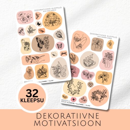 Dekoratiivsed märkmiku kleepsud, Dekoratiivne Motivatsioon